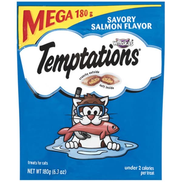 Whiskas Whiskas Temptations E72301 6.35 oz. Savory Salmon Cat Treat 160780 - main